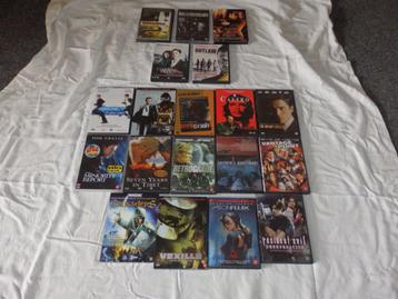 Verzameling partij van 18 DVD's vanaf 12 en 16 jaar beschikbaar voor biedingen