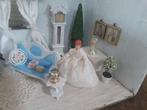 Antiek poppenhuis met toebehoren voor de verzamelaar, Kinderen en Baby's, Speelgoed | Poppenhuizen, Poppenhuis, Ophalen of Verzenden