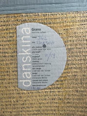 Danskina Vloerkleed - Grano 230x500 beschikbaar voor biedingen