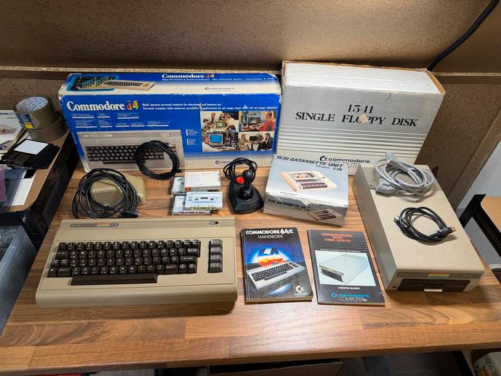 Commodore C64 Complete set - Getest & Klaar voor Gebruik!, Computers en Software, Vintage Computers, Ophalen of Verzenden