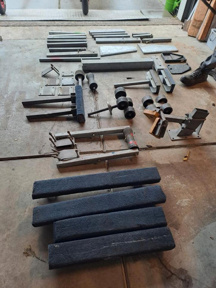 Onderdelen Pega trailer steunen,balken,lieren, Watersport en Boten, Waterski's, Nieuw, Funband of Funtube, Ophalen of Verzenden