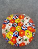 Presse papier nr. D, millefiori, rood-wit-geel-blauw, Antiek en Kunst, Ophalen of Verzenden