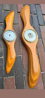 Antieke barometer in geweldig mooie Vliegtuig propeller €39, Ophalen of Verzenden, Zo goed als nieuw