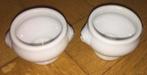 2 eierdopjes wit eierdopje eierdop dop dopje eier ei, Huis en Inrichting, Keuken | Servies, Ophalen of Verzenden, Zo goed als nieuw
