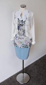 Kokerrok lichtblauw, Kleding | Dames, Rokken, Blauw, Ophalen of Verzenden, Zo goed als nieuw, Knielengte