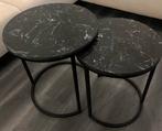 Marmere salon tafels zwart, Ophalen of Verzenden