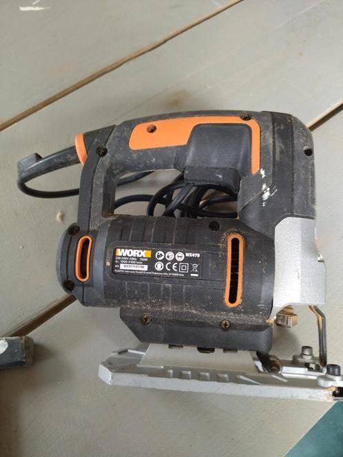 DECOUPEERZAAG WORX WX 479, IN KOFFER, GOED WERKEND, Doe-het-zelf en Verbouw, Gereedschap | Zaagmachines, Gebruikt, Decoupeerzaag
