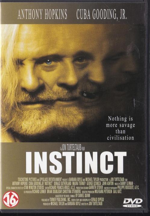 Instinct ֎ 1999, Anthony Hopkins, Cuba Gooding Jr., Cd's en Dvd's, Dvd's | Drama, Drama, Vanaf 6 jaar, Ophalen of Verzenden