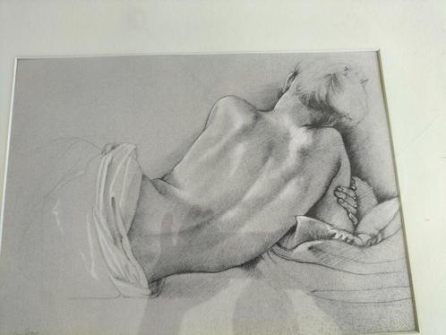 Litho Francine van Hove vrouwelijk naakt, Antiek en Kunst, Kunst | Litho's en Zeefdrukken, Ophalen