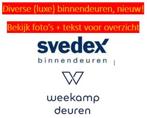 Svedex superlak SL1 opdekdeuren + diversen. Div. afmetingen, Ophalen, 80 tot 100 cm, 215 cm of meer, Binnendeur