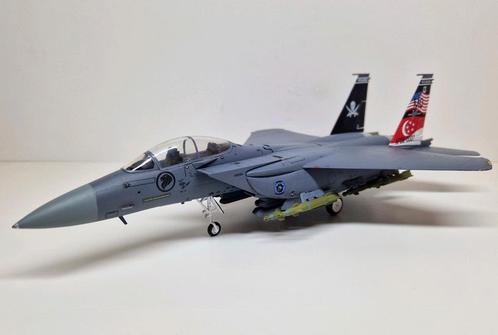 JC Wings f-15SG Strike Eagle 428TH Fighter Squadron 1:72., Verzamelen, Luchtvaart en Vliegtuigspotten, Zo goed als nieuw, Schaalmodel