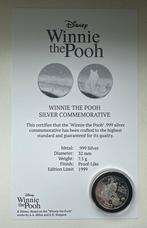 Silveren munt massief disney winnie the pooh limited, Verzamelen, Disney, Ophalen of Verzenden, Winnie de Poeh of vrienden, Nieuw