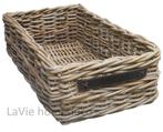 Opbergmand van riet rechthoekig XL, Ophalen of Verzenden, Nieuw, Rechthoekig, Riet