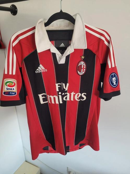 Origineel thuisshirt Ac Milan Kevin Prince Boateng #10 M, Verzamelen, Sportartikelen en Voetbal, Zo goed als nieuw, Shirt, Buitenlandse clubs
