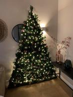 Platte kerstboom met Verschillende Guirlandes, Ophalen, Gebruikt