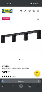 IKEA Nymane Plafondspot met 4 Spots, Huis en Inrichting, Lampen | Spots, Ophalen of Verzenden, Zo goed als nieuw