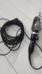 Vintage looplamp zwart met zinken kap, Huis en Inrichting, Ophalen of Verzenden, Gebruikt