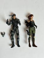 Metal Gear Solid - Snake & Meryl Silverberg Figure Set, Verzamelen, Poppetjes en Figuurtjes, Ophalen of Verzenden, Gebruikt