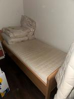 Eenpersoonsbed Ladykant, Ophalen, 90 cm, Eenpersoons, Beige