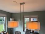 Dubbele hanglamp met dubbele kappen, Huis en Inrichting, Lampen | Hanglampen, Metaal, Zo goed als nieuw, Ophalen, 75 cm of meer