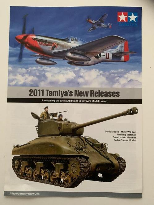 Tamiya new releases folder modelbouw, Hobby en Vrije tijd, Modelbouw | Auto's en Voertuigen, Nieuw, Auto, Groter dan 1:32, Tamiya