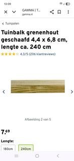 Balken, Doe-het-zelf en Verbouw, Hout en Planken, 25 tot 50 mm, Grenen, Nieuw, 200 tot 250 cm