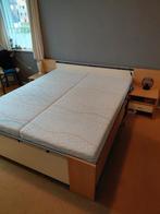 Tweepersoonsbed met elektrische lattenbodem, Ophalen, Gebruikt, Tweepersoons, 160 cm
