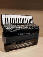 Marinucci IV 96 P occasion accordeon met 2 jaar garantie, Gebruikt, 96-bas, Marinucci, Met riemen