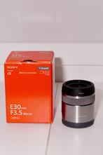 Sony E 30 3.5 Macro APSC voor Sony a6000 etc., Audio, Tv en Foto, Fotografie | Lenzen en Objectieven, Ophalen of Verzenden, Gebruikt