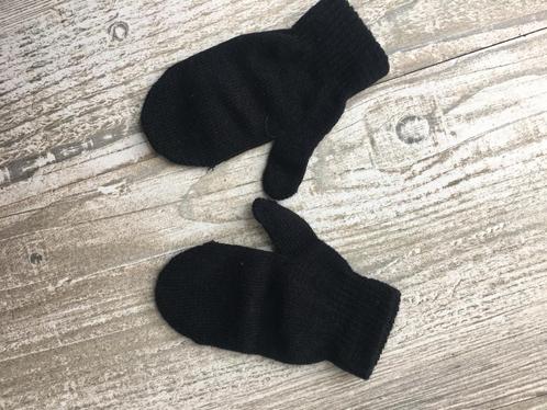 Zwarte wanten handschoenen maat 68-74, Kinderen en Baby's, Babykleding | Maat 68, Nieuw, Jongetje of Meisje, Overige typen, Ophalen of Verzenden