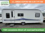 Hobby 560 KMFE DE LUXE, STAPELBED, FRANSBED, MOVER, VOORTENT, Rondzit, Hobby, Hordeur, 7 tot 8 meter