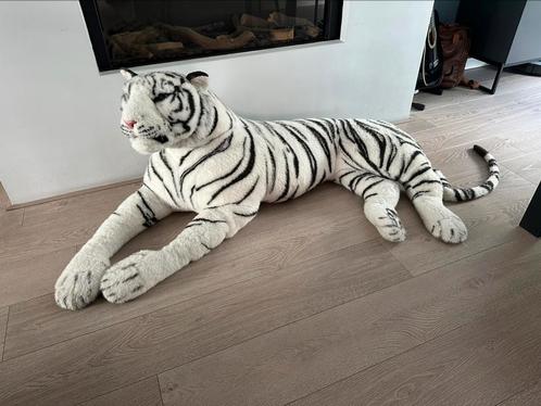 Witte Tijger - supergroot - 1.90 mtr lang - XXL - T.e.a.b., Antiek en Kunst, Kunst | Designobjecten, Ophalen