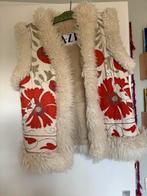 Zazi Vintage Schapenvacht Gilet - Romy Boomsma, Kleding | Dames, Bodywarmers, Ophalen of Verzenden, Gedragen, Maat 38/40 (M), Wit