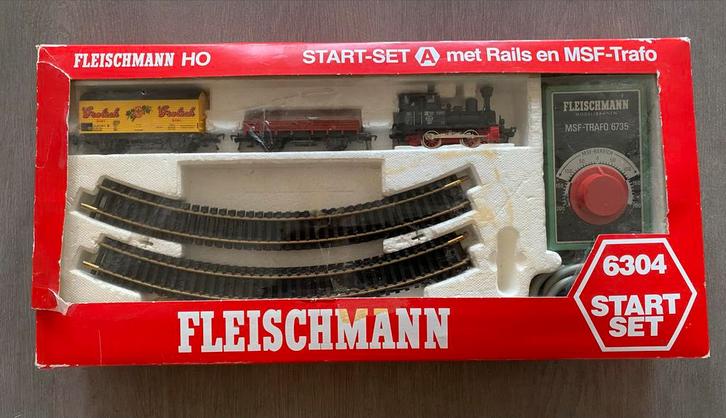 Fleischmann HO Startset 6304 + Extra Loc, Hobby en Vrije tijd, Modeltreinen | H0, Gebruikt, Treinset, Gelijkstroom, Fleischmann