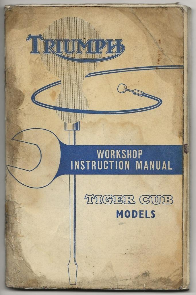 Triumph Tiger Cub workshop instruction manual (5766z), Motoren, Handleidingen en Instructieboekjes, Triumph, Verzenden