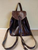 Leren rugzak / tasje, Sieraden, Tassen en Uiterlijk, Tassen | Rugtassen, Overige merken, Gebruikt, Minder dan 30 cm, Ophalen of Verzenden