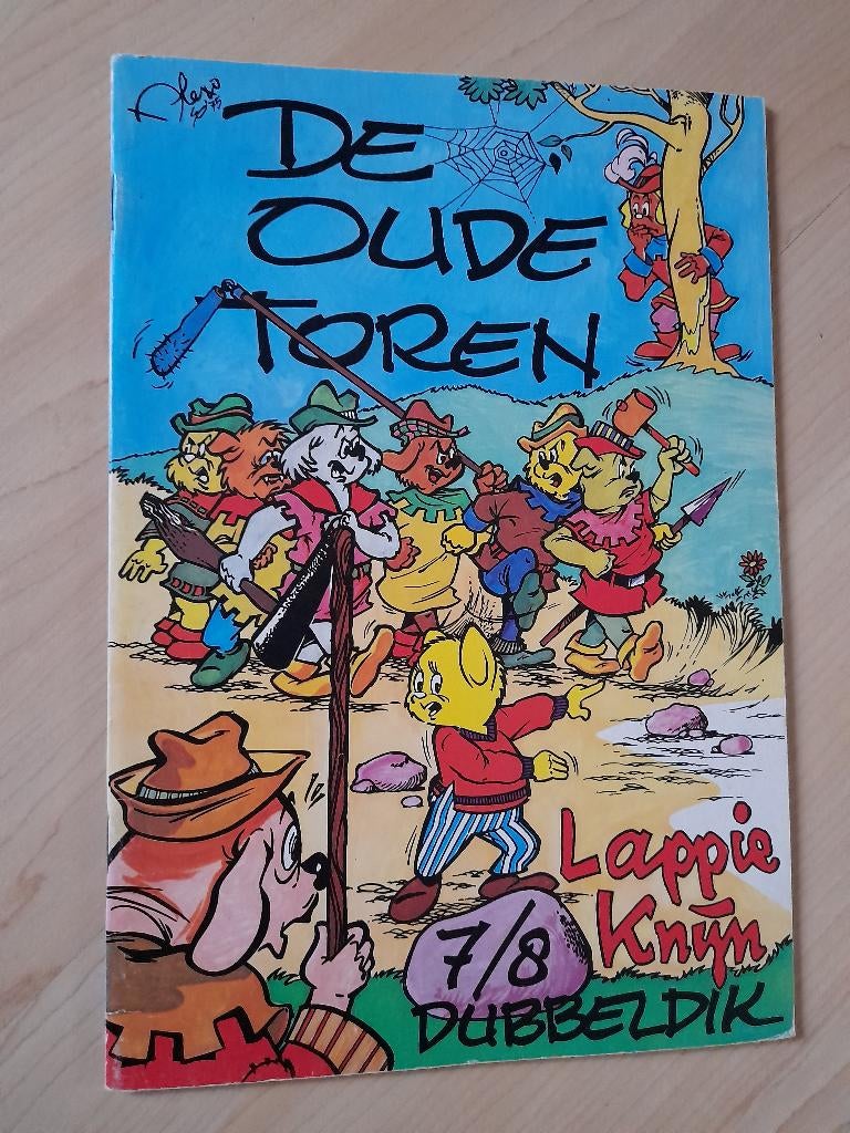 DE OUDE TOREN  Lex Overeijnder LAPPIE KNIJN  7/8 DUBBELDIK, Eén stripboek, Ophalen of Verzenden, Gelezen
