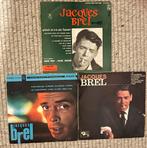 Jacques Brel 3x vinyl 10", Verzenden, Gebruikt, 10 inch