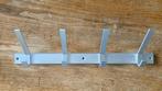 Kapstok wandkapstok wandgarderobe aluminium met 4x2 haken, Huis en Inrichting, Woonaccessoires | Kapstokken, Wandkapstok, Ophalen of Verzenden
