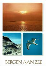Ansichtkaart Bergen aan Zee, 3-luik, zee, duin, meeuw, Verzamelen, Ansichtkaarten | Nederland, Ophalen of Verzenden, 1980 tot heden