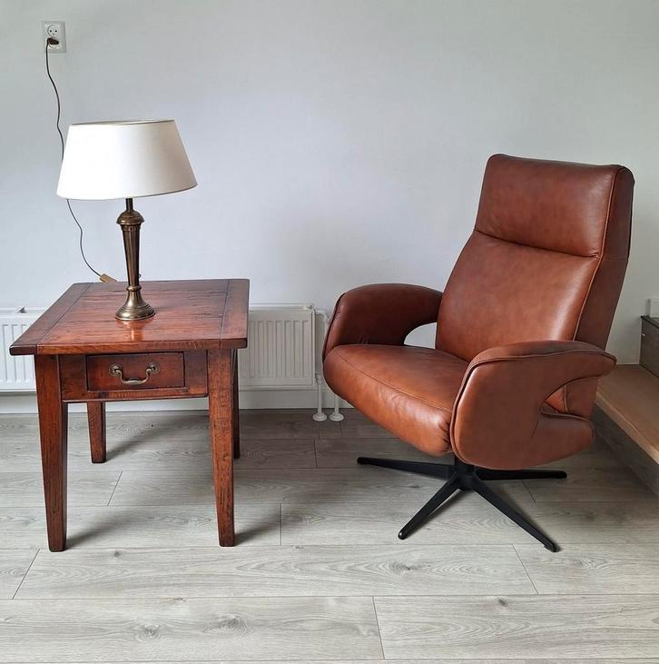 Mooi kersenhout tafeltje, Huis en Inrichting, Tafels | Bijzettafels, Zo goed als nieuw, Rechthoekig, 60 cm of meer, Ophalen