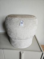 Crème/beige poef - Nieuw met prijskaartje, Huis en Inrichting, Ophalen, Minder dan 50 cm, Rond, Nieuw