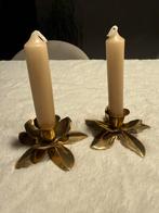 Set van 2 kandelaars, Gebruikt, Ophalen of Verzenden, Metaal, Kandelaar
