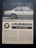 Autotest BMW 633 CSi Automaat 1976, Ophalen of Verzenden, Gelezen, BMW