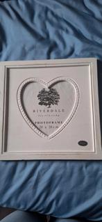 Grote hart fotolijst Riverdale 20x20, Minder dan 50 cm, Ophalen of Verzenden, Zo goed als nieuw, Minder dan 50 cm