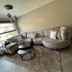 Kwaliteit Rondo Lounge U Vorm Koudschuim Teddy Ottomaan Sale, Hoekbank, Ophalen of Verzenden, Metaal, 150 cm of meer