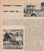Retro reclame 1959 Citroën auto 2CV Eend in Madurodam, Verzamelen, Verzenden, Overige typen