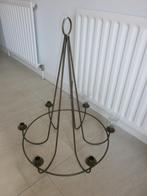 Hangkandelaar (metalen), Huis en Inrichting, Woonaccessoires | Kandelaars en Kaarsen, Ophalen, Gebruikt, Metaal, 50 tot 75 cm