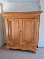 Massief Eikenhouten Kast, Huis en Inrichting, Kasten | Buffetkasten, Gebruikt, 100 tot 150 cm, Klassiek, Eikenhout