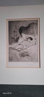 Louis Legrand 1863-1951 Farniente 1909/1910 drogenaald ets., Antiek en Kunst, Kunst | Etsen en Gravures, Ophalen of Verzenden